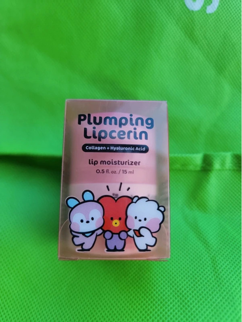 The creme shop BT21 plumping lipcerin lip moisturizer